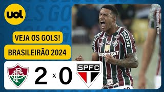 FLUMINENSE 2 X 0 SÃO PAULO  CAMPEONATO BRASILEIRO 2024 VEJA OS GOLS [upl. by Wun]