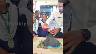 Volcano makingprocessଜ୍ଵାଳାମୁଖୀ shorts viralvideo funny physics experiment [upl. by Keiryt986]