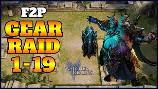 Gear Raid 119 Guide  F2P Epic Team  Volka  Watcher of Realms [upl. by Scales]