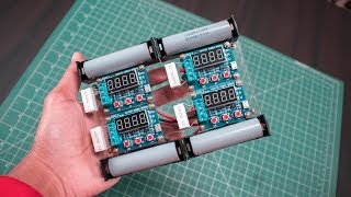 DIY 4 x 18650 Battery Capacity Tester [upl. by Inohs]