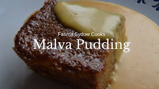 HOW TO MAKE DELICIOUS MALVA PUDDING [upl. by Lemrej]