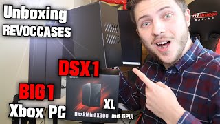 REVOCCASES DSX1 😍 Asrock DeskMini XL mit GPU amp BIG1 Mini ITX Xbox PC Gehäuse im Montags Unboxing [upl. by Alleinad]