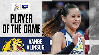 Vange Alinsug DELIVERS 15 PTS for NU vs UP 🐶  UAAP SEASON 86 WOMENS VOLLEYBALL  HIGHLIGHTS [upl. by Liggitt593]