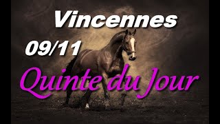 PRONOSTIC PMU QUINTE DU JOUR SAMEDI 9 NOVEMBRE 2024 [upl. by Galateah951]