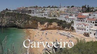 ALGARVE Carvoeiro town amp beach Portugal [upl. by Oringa]