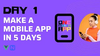 NativeScript amp Vue  Mobile App in 5 days DAY 1 [upl. by Enylcaj]