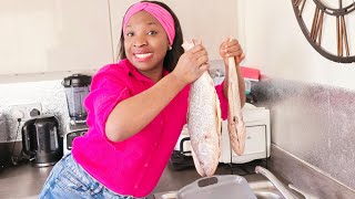 How to prepare the yummiest Croaker Fish Barbecue [upl. by Yllier]