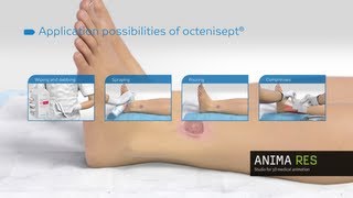 3D Medical Animation  Application of octenisept® Wound and Mucous Membrane Antiseptic [upl. by Remat]