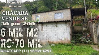 VENDESE LINDA CHÁCARA 6MIL M² POR R70MIL EM IGUAPE  Mostrando a casa por DentroVale do Ribeira [upl. by Willet]