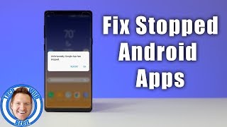 How to Fix Stopped Android Apps Change Permissions amp Set Defaults [upl. by Bremble]