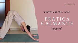 YOGA BREAK 10 MINUTI DI YOGA CALMANTE PER PRINCIPIANTI  Vinyasa Krama per Rilassamento [upl. by Nara]