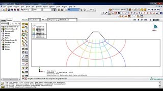 Simulation seepage and drawing the flow net for soil Abaqus [upl. by Eniluqaj]