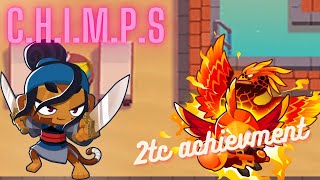 Bloons TD 6  Resort CHIMPS  2TC achievment [upl. by Gilmore]