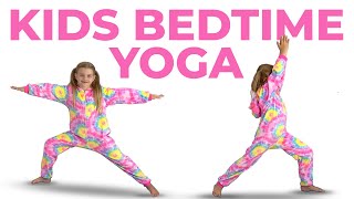 Kids Bedtime Yoga With Animal Yoga Poses Get sleepy for bedtime [upl. by Iblehs546]