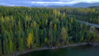 Purden Lake Part II Prince George BC Canada September 2018 Aerial Drone 4k [upl. by Truitt]