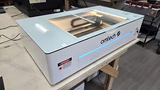 OMTech Polar 350 Desktop Laser Engraver Review [upl. by Aronos524]