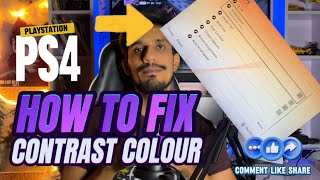 How To Fix PS4 Contrast Colour Saturation Brightness PlayStation [upl. by Sanfred120]