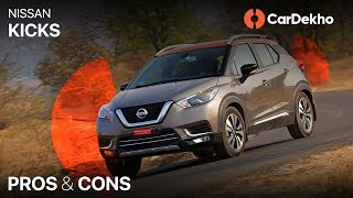 Nissan Kicks Pros Cons and Should You Buy One  CarDekhocom [upl. by Eaneg]