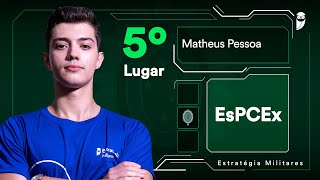 Como cheguei ao 5º lugar na EsPCEx estudando com o Estratégia Militares [upl. by Schnapp]