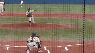 ＜ドラフト2018 東北楽天イーグルス4位指名＞日本大学 弓削隼人 投手（佐野日大）：第四十七回 明治神宮野球大会2016 東海大学北海道戦 [upl. by Halika]