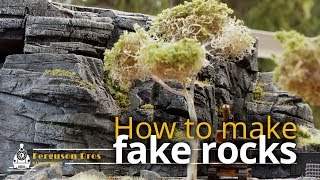 How to make realistic lightweight fake rocks [upl. by Taro97]