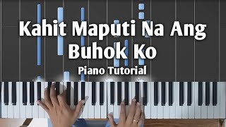 Kahit Maputi Na Ang Buhok Ko  Piano Tutorial with Chords and Lyrics  Rey ValeraNoel Cabangon [upl. by Avilys]