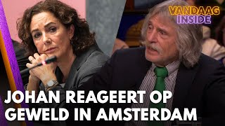 Johan reageert uitgebreid op geweld in Amsterdam Nederland staat wereldwijd voor schut [upl. by Nhguavaj930]