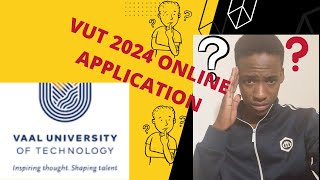 How to apply at Vut Vaal University of Technology for 2024 online application for first time [upl. by Oilenroc]