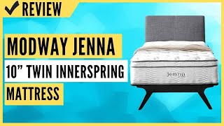 Modway Jenna 10” Twin Innerspring Mattress Review [upl. by Akinit]