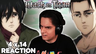 Savagery  Attack on Titan Season 4 Ep 14 REACTION [upl. by Anasor]