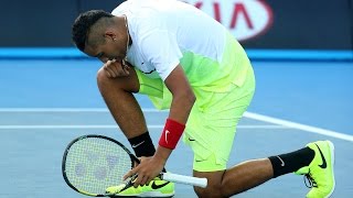 Nick Kyrgios vs Ivo Karlovic Highlights HD Australian Open 2015 [upl. by Asinet]