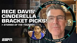 RECE DAVIS on his CINDERELLA PICKS for this years BRACKET 👀  The Pat McAfee Show [upl. by Marrin941]