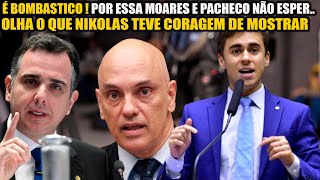 NIKOLAS FERREIRA SOLTA VIDEO B0MB4STICO NA C4RA DE PACHECO E ALEXANDRE DE MORAES [upl. by Yddeg711]