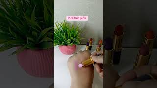 Medora Lipstick Original premium Quality Pink Swatch Waterproofmakeupviralvideotrendingnewtrend [upl. by Notslar]