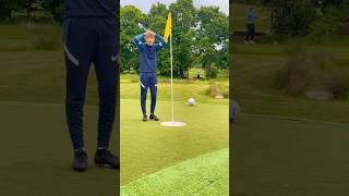 FOOTGOLF HOLE IN ONE 😱😳⚽️ footballshorts football soccershorts soccer [upl. by Anaujahs455]