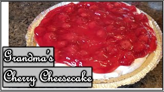 How to Make No Bake Cherry Cheesecake [upl. by Heintz251]