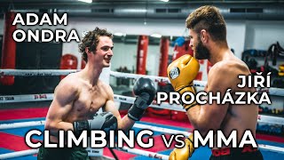 MMA Champion Jiří Procházka ✊ vs Pro Climber Adam Ondra  Mixit [upl. by Philcox]