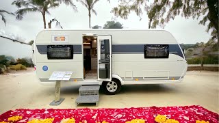 Hobby DE LUXE 515 UHL family caravan 2023 [upl. by Keyte885]