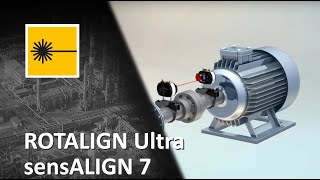 Allinone laser machine alignment with ROTALIGN Ultra by PRUFTECHNIK [upl. by Jessee862]