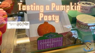 Pumpkin Pasty Review Wizarding World of Harry Potter at Universal Studios Hollywood [upl. by Suillenroc]