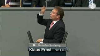 Sinkende Löhne sind Ursache für Ungleichgewichte in Europa  Klaus Ernst im Bundestag [upl. by Onil430]