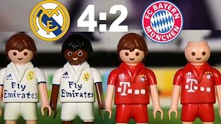 ⚽ REAL MADRID  BAYERN MÜNCHEN 42 PLAYMOBIL Fussball Championsleague Highlights Stop Motion deutsch [upl. by Amal722]