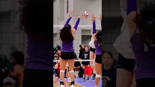 That block was CRAZY 👀🔥 volleyball volleyballworld glowup volleyballplayer d1 motivation [upl. by Higginson]