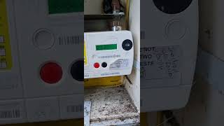 gas consumption reading on Landis amp Gyr 370 smart gas meter [upl. by Mistrot]