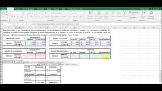 El 90 comete un error al resolver el problema de Transbordo de RYAN ELECTRONICS con Solver en Excel [upl. by Marijn]