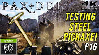 Pax Dei Crafting Steel Tools amp PvP Encounter  RTX 4080 4K Gameplay p16 [upl. by Nibbor557]