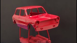 Costruire Fujimi A112 Abarth parte 1 scala 124 ITA [upl. by Ynottirb331]