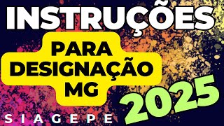 INSTRUÇÕES SOBRE O PROCESSO SELETIVO SIMPLIFICADO 2025 PARA ATUAR NA REDE ESTADUAL DE ENSINO DE MG [upl. by Nagram]