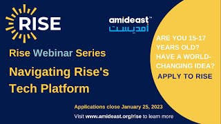 Rise Webinar Series [upl. by Ijic]