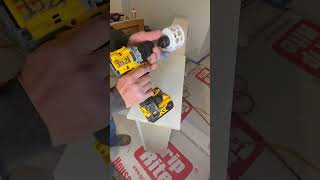 diy construction dewalt milwaukee contractor homeimprovement drill carpenter carpentry [upl. by Adrea]